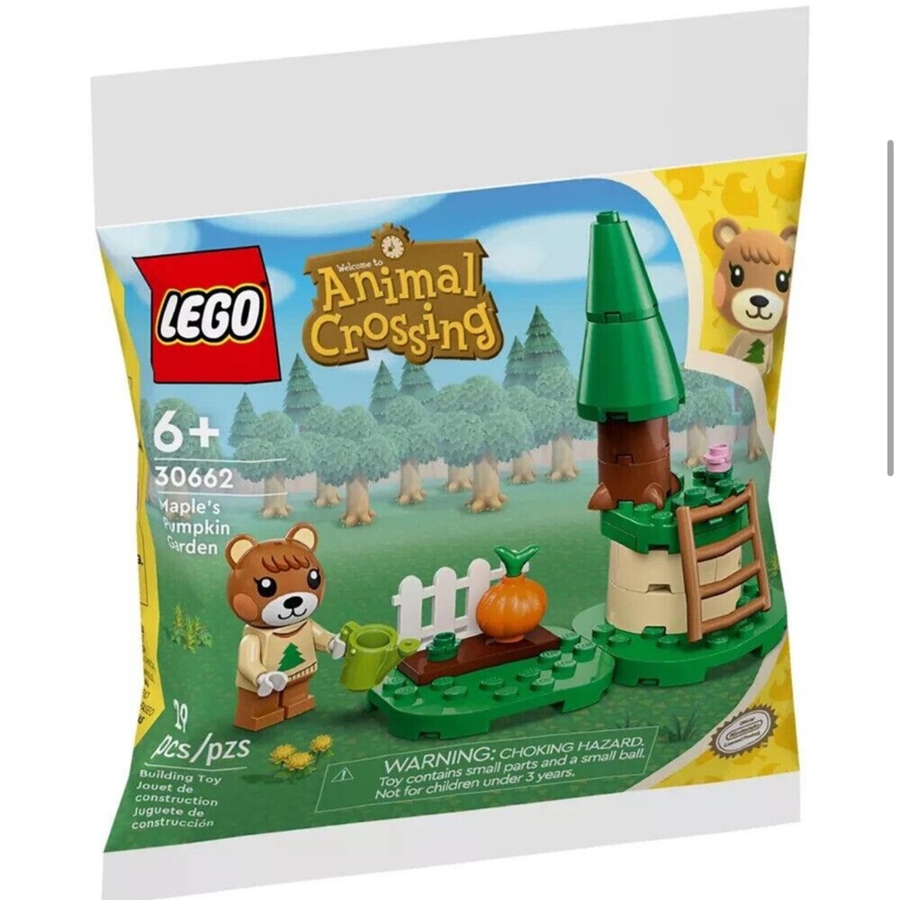 🆕 LEGO Animal Crossing Maple's Pumpkin
Garden Poly Bag 30662